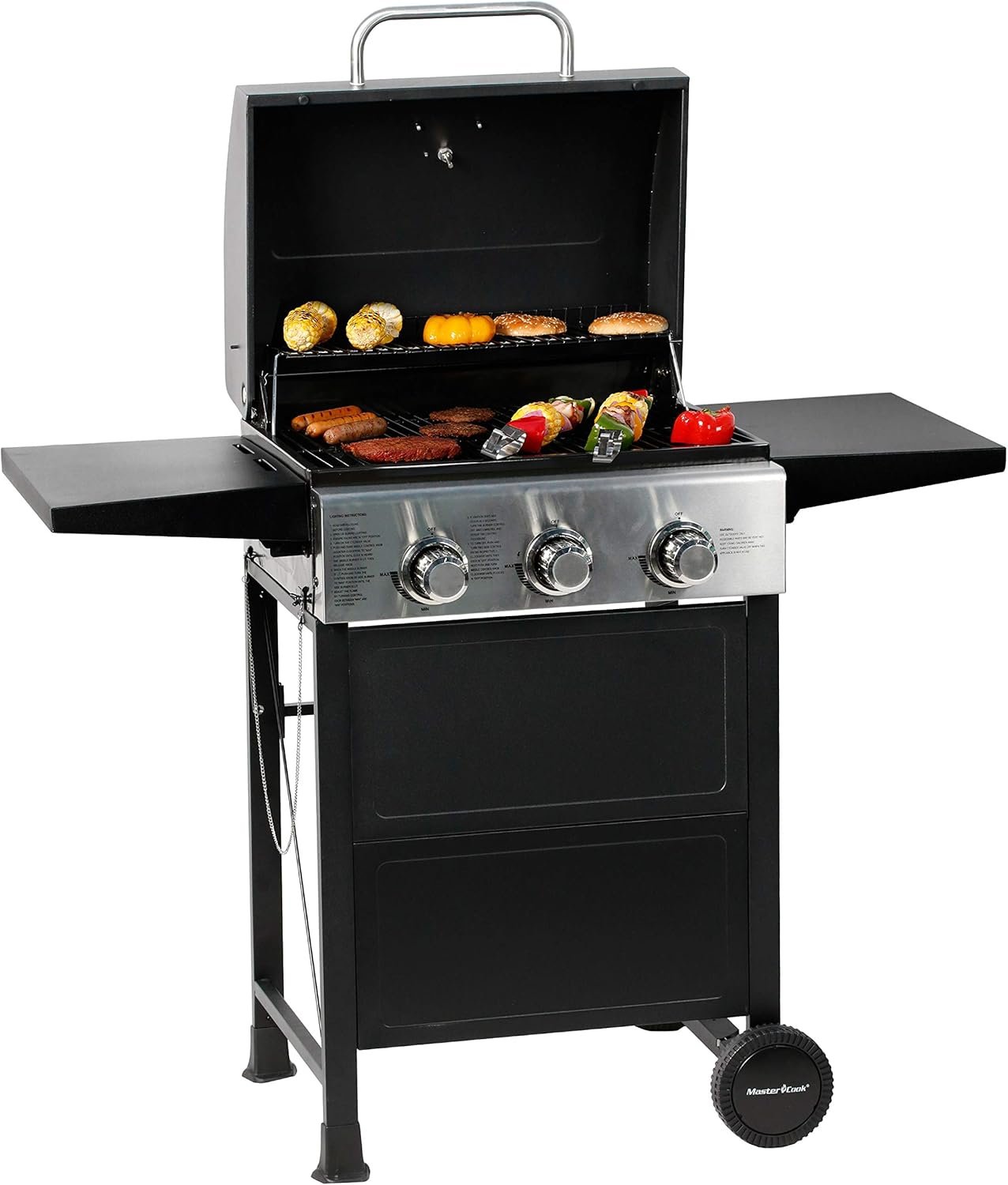 MASTER COOK 3 Burner BBQ Propane Gas Grill review